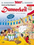 Image shows a sample cover of an Asterix album in Upper Franconian.