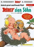 Image shows a sample cover of an Asterix album in East Frisian dialect.
