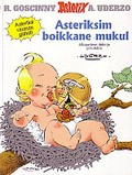 Image shows a sample cover of an Asterix album in Rauma Finnish.