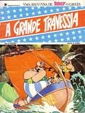 Image shows a sample cover of an Asterix album in Portuguese.